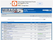 Tablet Screenshot of mirageforums.net